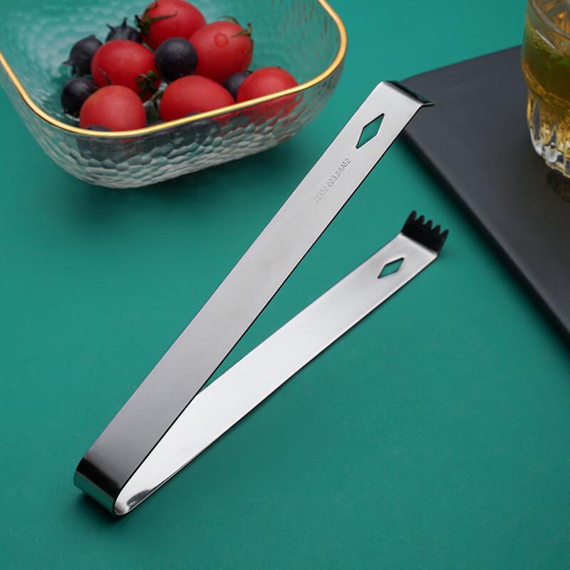 Abdo Stainless Steel Diamond Food Tongs