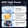 40W Fast Charging USB PD Charger Adapter Quick Charge 3.0 Mobile Phone PD Wall Charger EU/US Plug