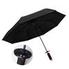 Long Kamado Tanjirou Katana Umbrella Handle UV Blocking Black Parasol Anime Demon Slayer Japanese Katana Sword Umbrella Raincoa
