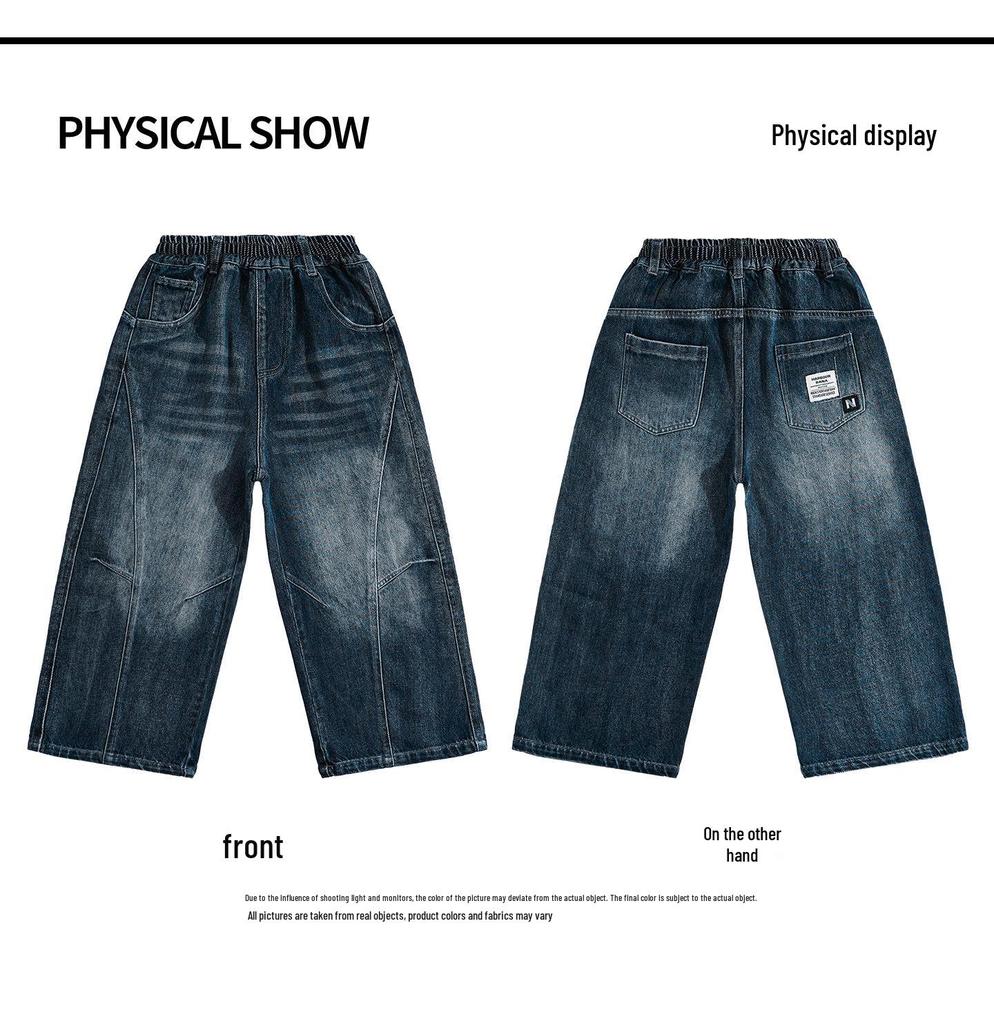 Boys' Fleece-Lined Casual Jeans - Autumn/Winter 2025