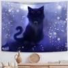 Fantasy Space Kitten Hanging Cloth Office Living Room Tapestry Home Wall Decoration Tapestry