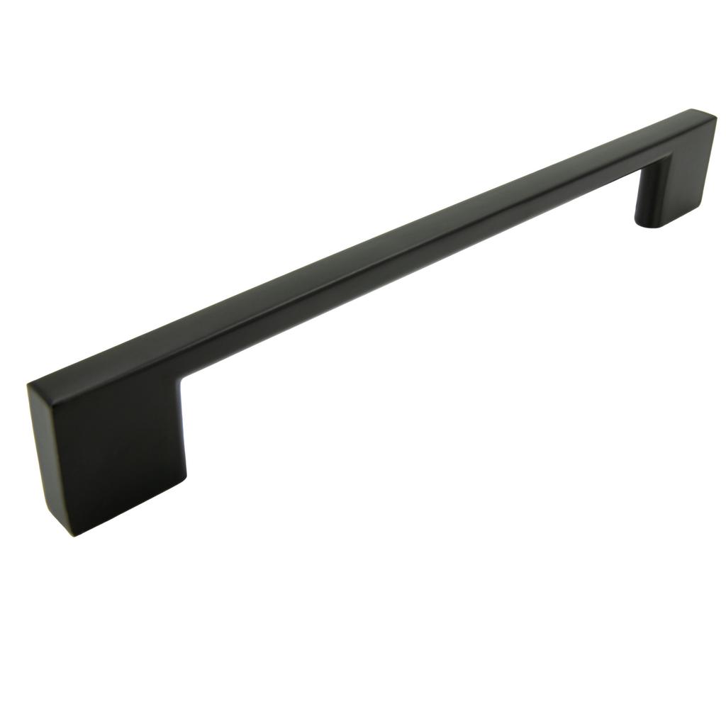 4 x Furniture handle black 160 mm metal