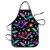 Halloween Ghost Pumpkin Bat Pattern Waterproof Kitchen Apron For Adults And Teens