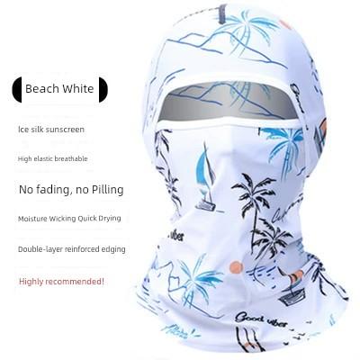 Summer Sun Protection Mask Scarf Head Cover Cycling Magic Headband Men Motorcycle Female Fishing Ice Silk Full Face Sun Protection