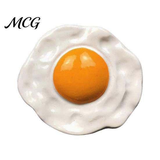 Refrigerator Decor Magnet Simulated Egg Magnet, Resin 3D Decorative Fridge Cartoon Memo Notes Photo Holder for Home Kitchen Office
