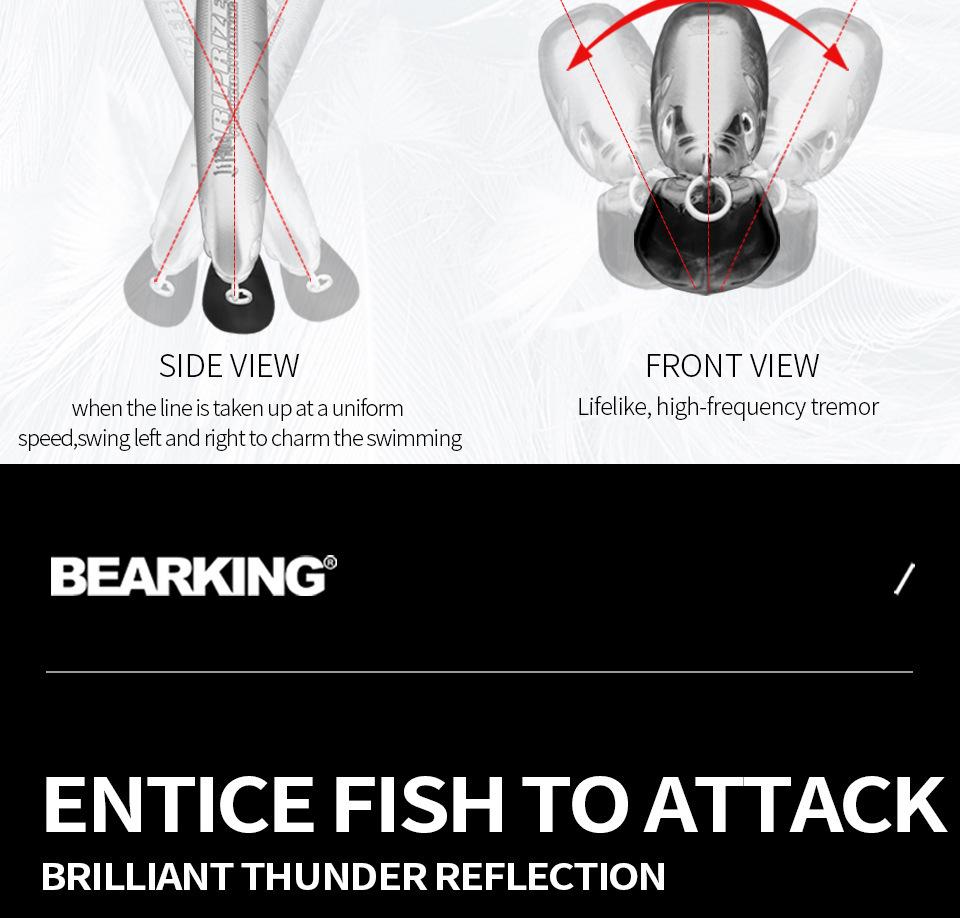 Bear King BEARKING 110mm 15g Floating Minnow Fishing Lure (Dives 1.5m) M111