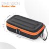 XBERSTAR Microphone Case for JBL Partybox Encore, Portable Organizer, Dual Mic Travel Case, Battery Version