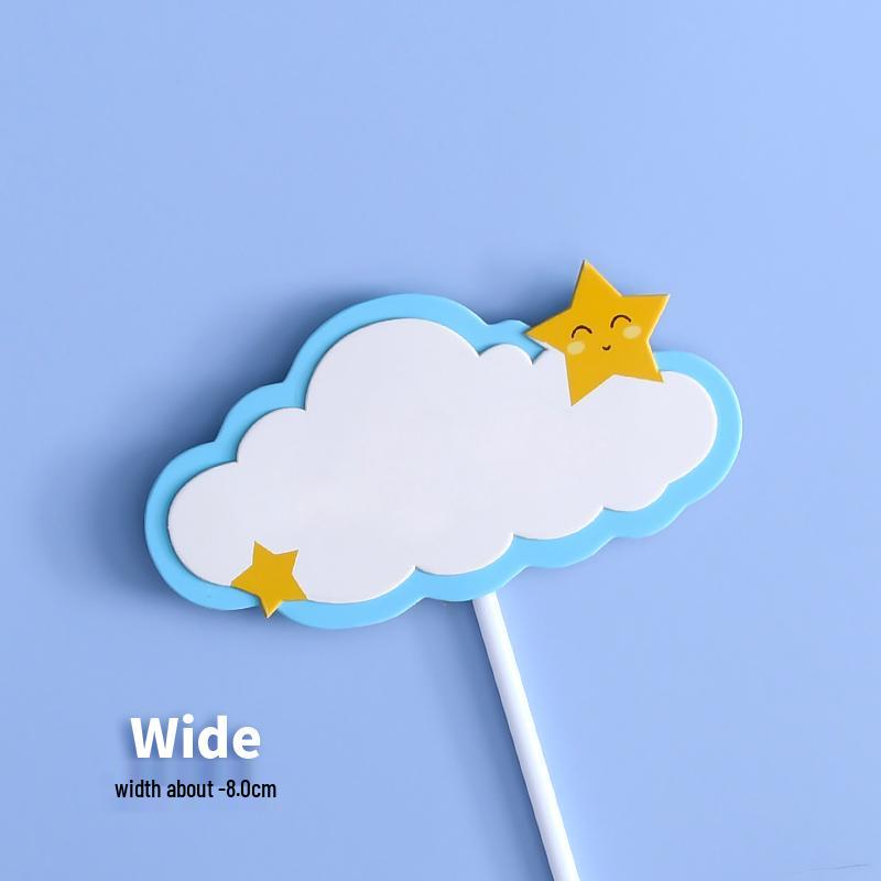 Happy Birthday Rainbow Cake Topper with Writable Greeting Card