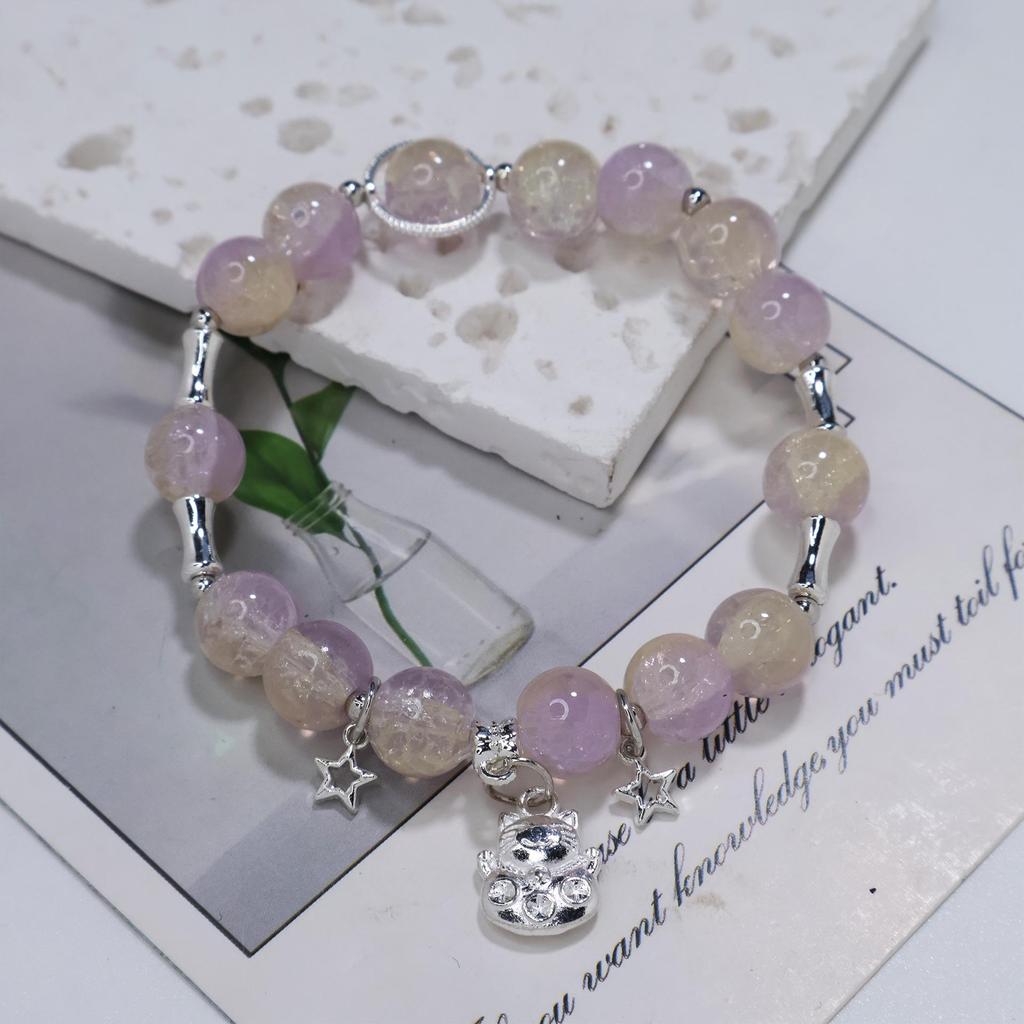 Mori Style Mermaid Crystal Bracelet – Versatile Niche Design for Women, Ideal for Students and Best Friends