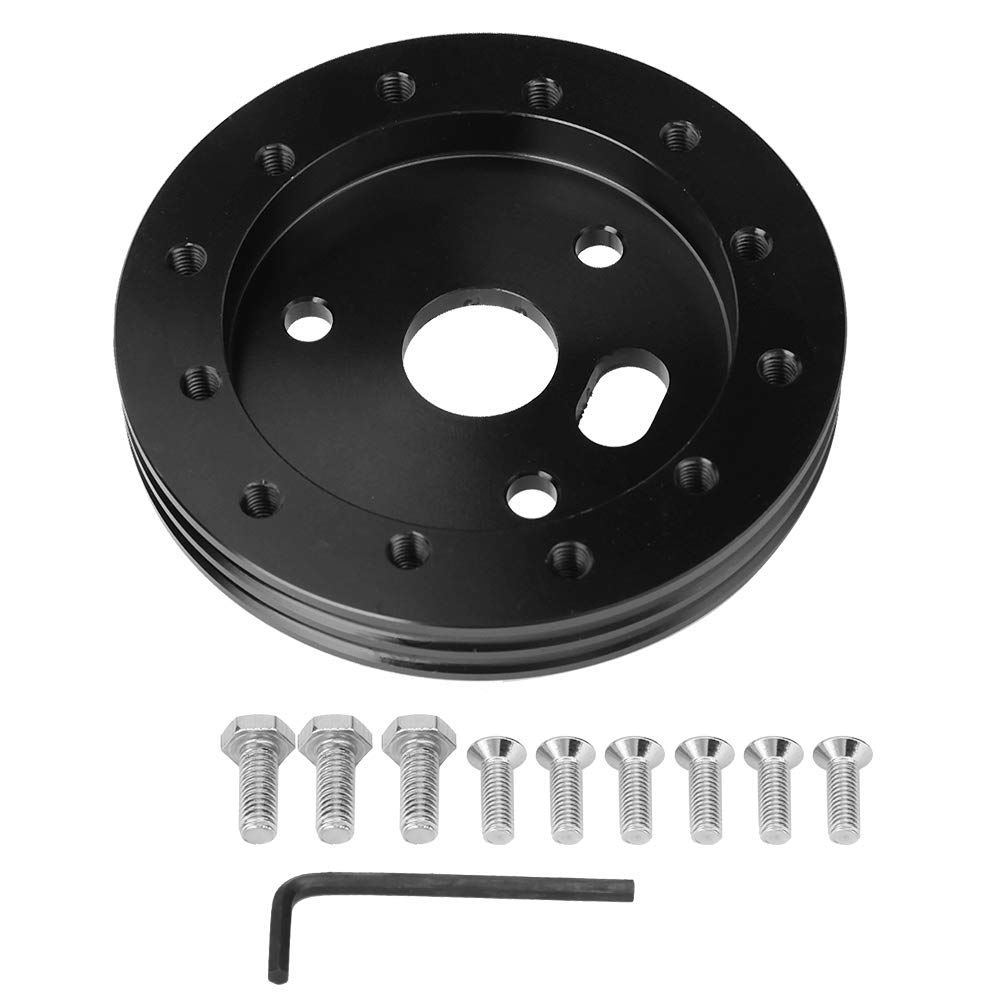 3 Hole to 6 Hole Steering Wheel Adapter for Universal default чёрный