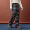 IEF Women's 2025 Winter Plaid Wide-Leg Warm Pants