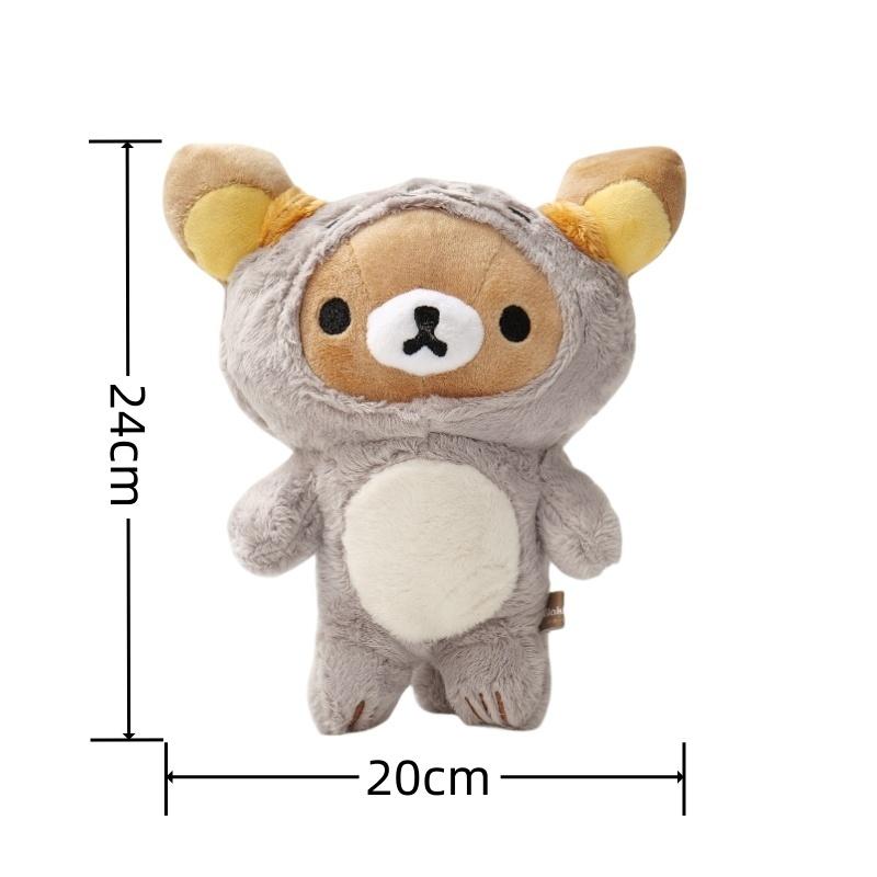 Anime Rilakkuma Peluche Cartone Animato Orso Morbido Giocattoli Kawaii Decorazione Stanza Peluche Orsetto Teddy Regali di Natale Per Ragazze