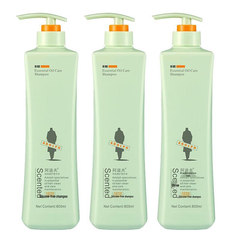 

Adolph Silicone-Free Anti-Dandruff & Oil Control Shampoo Value Pack (3 x 800g)