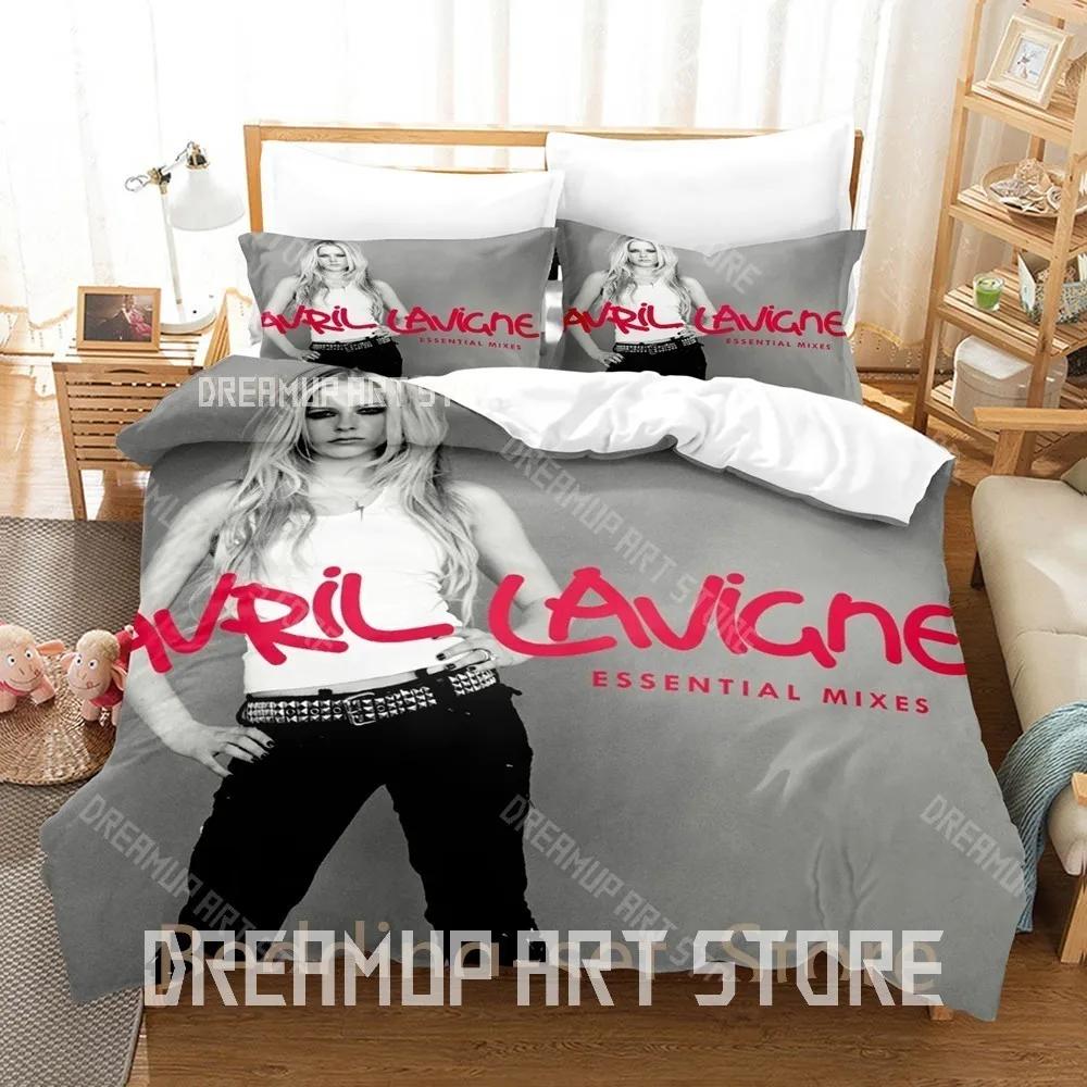 3D Print Avril Lavigne Bedding Set Single Twin Full Queen King Size Bed Set Adult Bedroom Duvetcover Sets Personality Bed Sheet