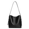 High-End Women's Large Capacity PU Shoulder Tote Bag - Simple and Versatile for Autumn and Winter