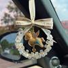 Crystal Starry Pegasus Car Pendant Rearview Mirror Hanging Decoration Gift For Women