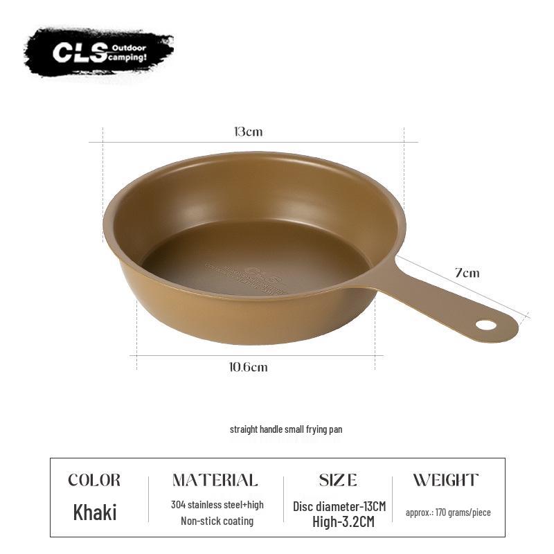 

Ретро состаренная миска из нержавеющей стали для кемпинга на открытом воздухе 304 Diameter: ~12.6cm, Height: ~2.8cm