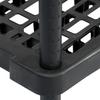 Storage Shelf 5 Shelves Black 93.5 x 45.5 x 194.5 cm PP