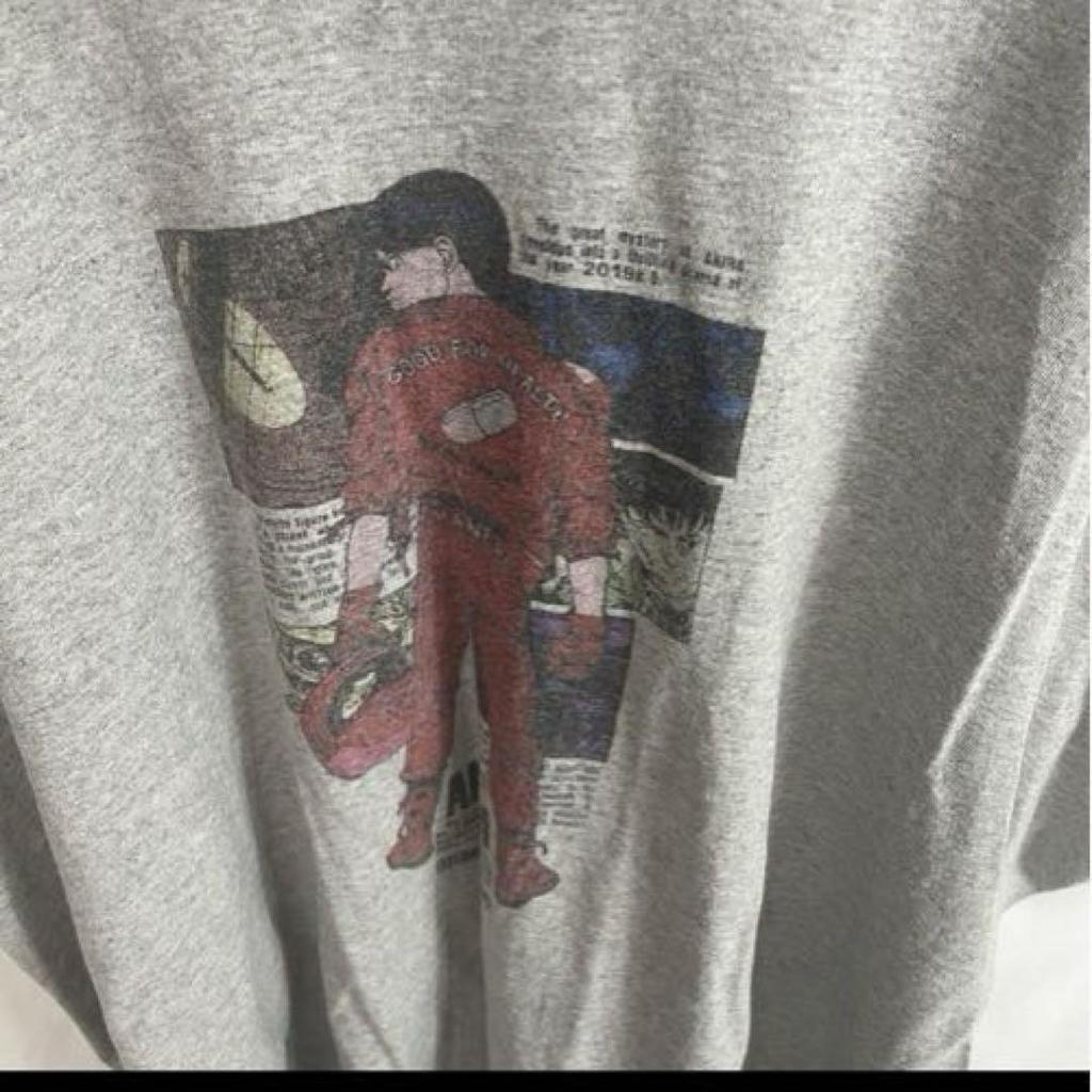 [USED] 90s AKIRA Tank Top, Size 4XL, Gray, Sleeveless, Anime T-Shirt