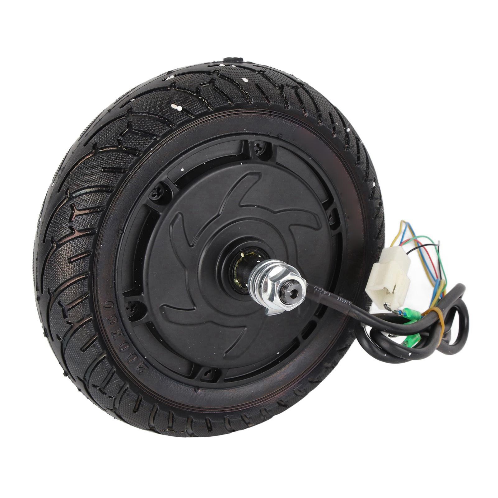 8-дюймовый мотор для электросамоката, бесщеточный мотор-колесо 48 В 350 Вт с цельной шиной 200x50