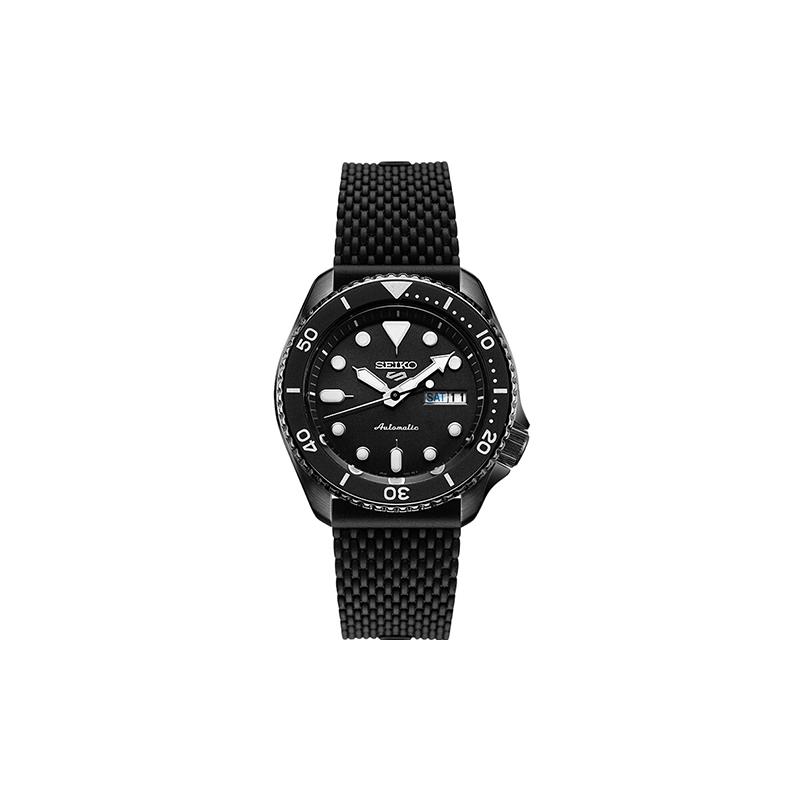 

SEIKO No. 5 Series Classic Fashion Watch Mechanical Movement Steel Strap Men s Watch Black Dial SRPD65K2
