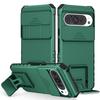 For Google Pixel 9/9 Pro Case Camera Slider PC+TPU Phone Cover with Kickstand