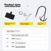 Phone Lanyard, Neck Strap, Crossbody, Adjustable Length, Retractable, Anti-Loss Wrist Strap, Long Style, Suitable for Apple, Huawei, Android