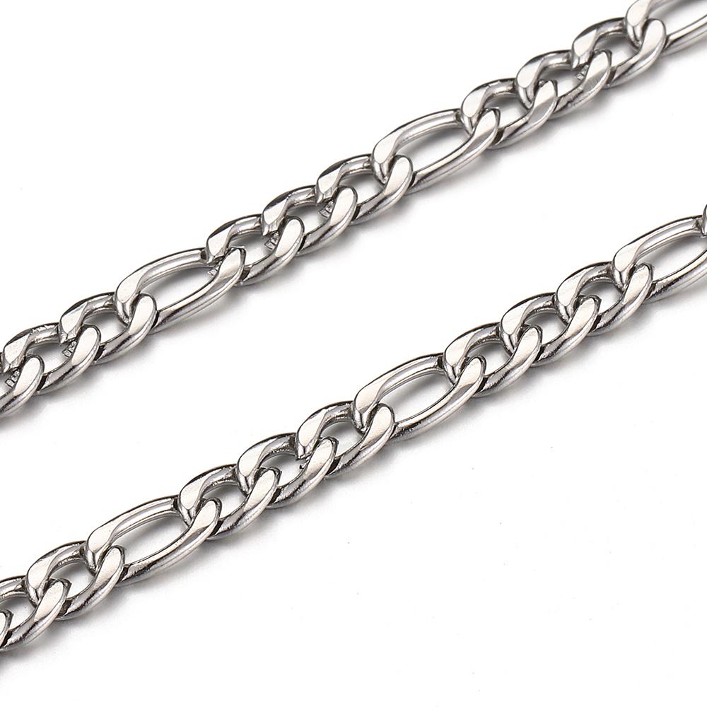 

2meters 1Meter Gold Color Stainless Steel Chains for Jewelry Making DIY Necklace Bracelet Choker 2.5mm 4mm 5mm Chain Wholelsale 1meter-4mm