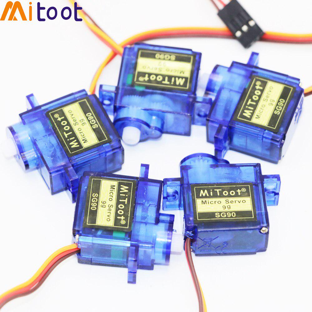 lot Mitoot SG90 Mini Gear Micro Servo 
