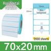 100x100x150 Durable Thermal Waybill & Barcode Label Paper
