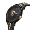 Versace PALAZZO Watch, 43mm, Black Dial, Quartz Movement, Water Resistant, Sapphire Crystal, Men's, Black and Gold, VERD01623
