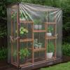Transparent Waterproof Cloth Thickened Oilcloth Garden Rainproof Plastic Cloth Plant Cold-Proof Heat Insulation Tarpaulin