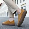 TUINANLE Wide Toe Shoes Unisex Lined Sneakers Casual Retro Lace Up Shoes for Men Barefoot Walking Sneakers