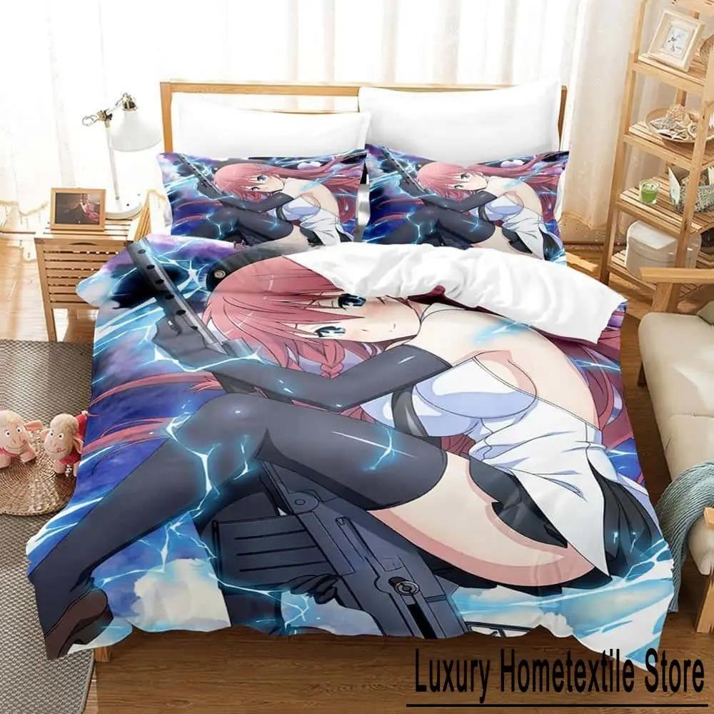 

3D Print Anim Lilith Asami Trinity Seven Bedding Set Single Twin Full Queen King Size Bed Set Adult Kid Bedroom Duvet cover Sets Tool 70x133cm 2pcs