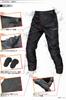 MOTO BASE Model Heat Protect Size and Waterproof Motorcycle Winter Pants Fall/Winter Overpants/MBOP-01 (Black, LL) - Cold-Resistant, Windproof,