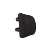 Basic Rectangular Backrest Cushion, Back Support Cushion for Office Desk Chairs, Memory Foam, Black