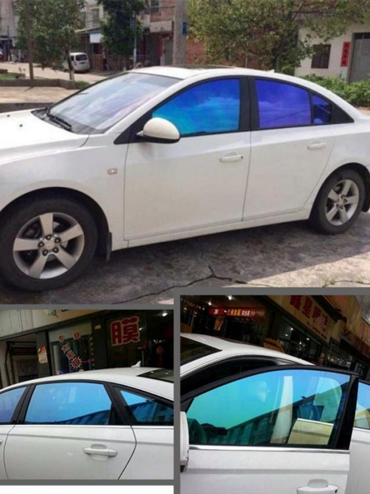Chameleon Side Windshield Tint Car Film Solar Protection Scratch Resistant UV Heat Blocking Glass Film for Vehicle
