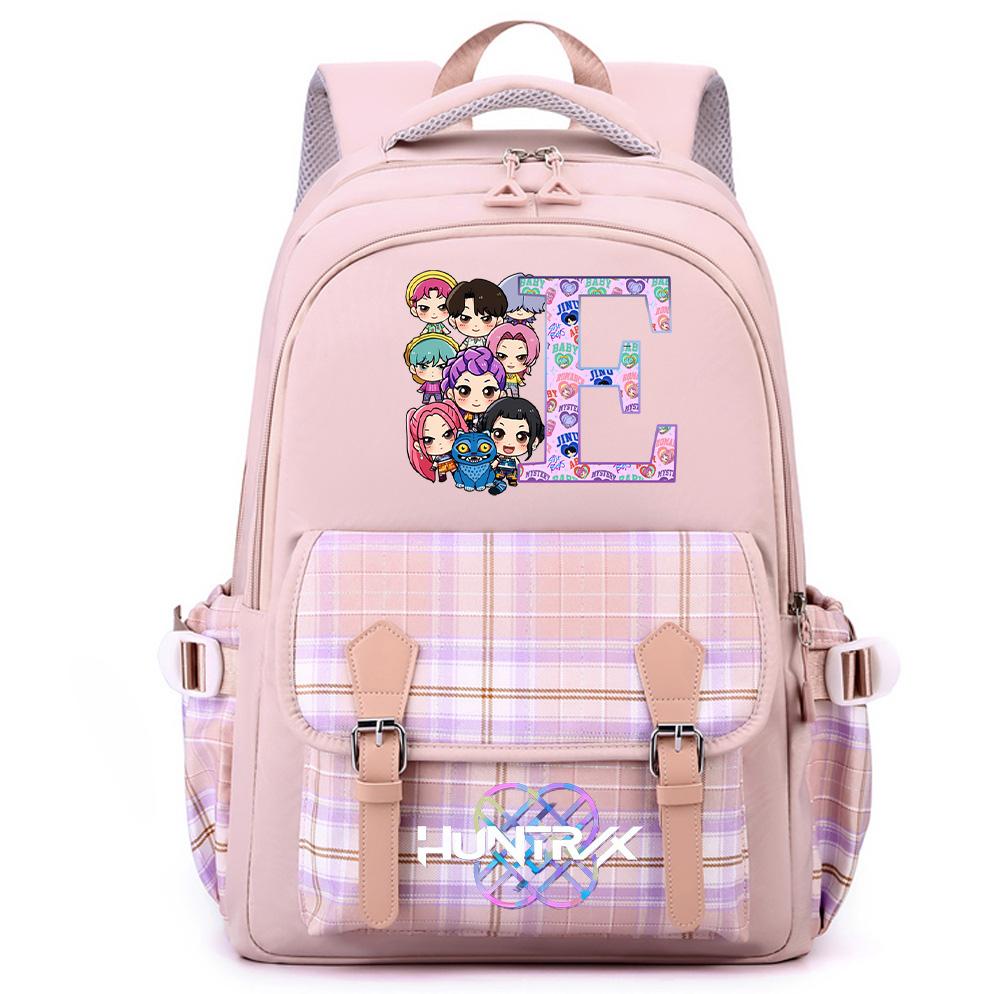 26 Liter Angielski K-Pop Nadrukowany Plecak o Dużej Pojemności dla Nastolatków Uczennic Uczniów Torba Szkolna Torba na Książki Damska Wodoodporna Torba Podróżna Mochila Prezent dla Dziecka