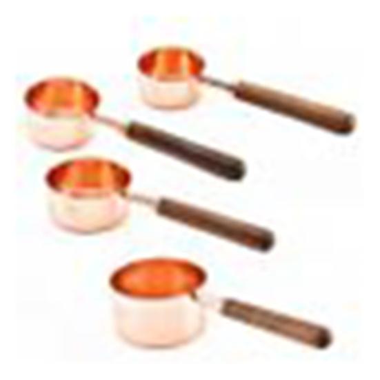 Measuring Spoon Inside Polished Comfortable Walnut wooden handle Kitchen Baking Set for Baking