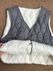 Xiaohongshu good quality vest outer wear inside with fleece thickened lamb fleece top women's warm vest