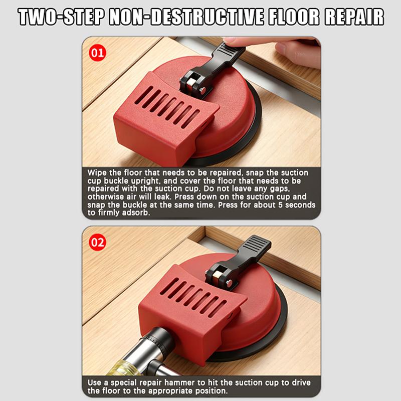 Wood Floor Gap Repair Suction Cup High Quality Thickened Anti-Slip Rubber Reusable Floor Fix Tool for Home Floor Maintenance