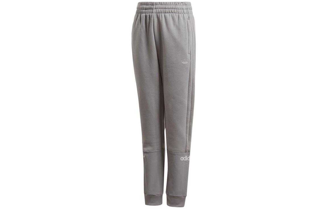 Teenagers Adidas Knitted Sweatpants Gray GD2744 164