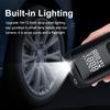 Wireless Car Air Pump Portable Air Compressor Electric Tire Inflator with LCD Digital Display for Car Motorcycles Bicycle Ball