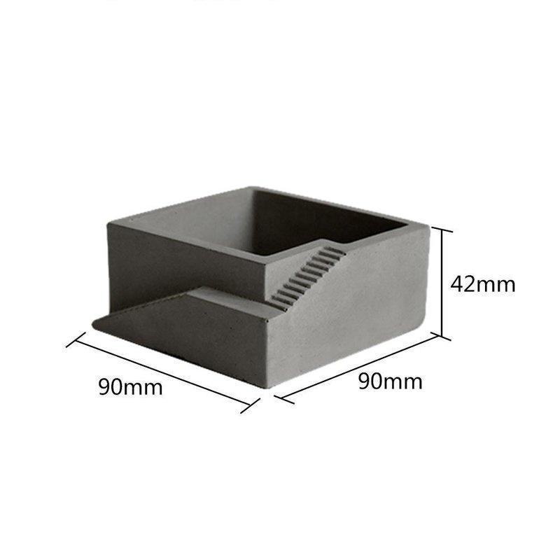 commodity Silica Gel Silicone Mold Cement Succulent Flower Pots Inside The Semi Circular Combination Square