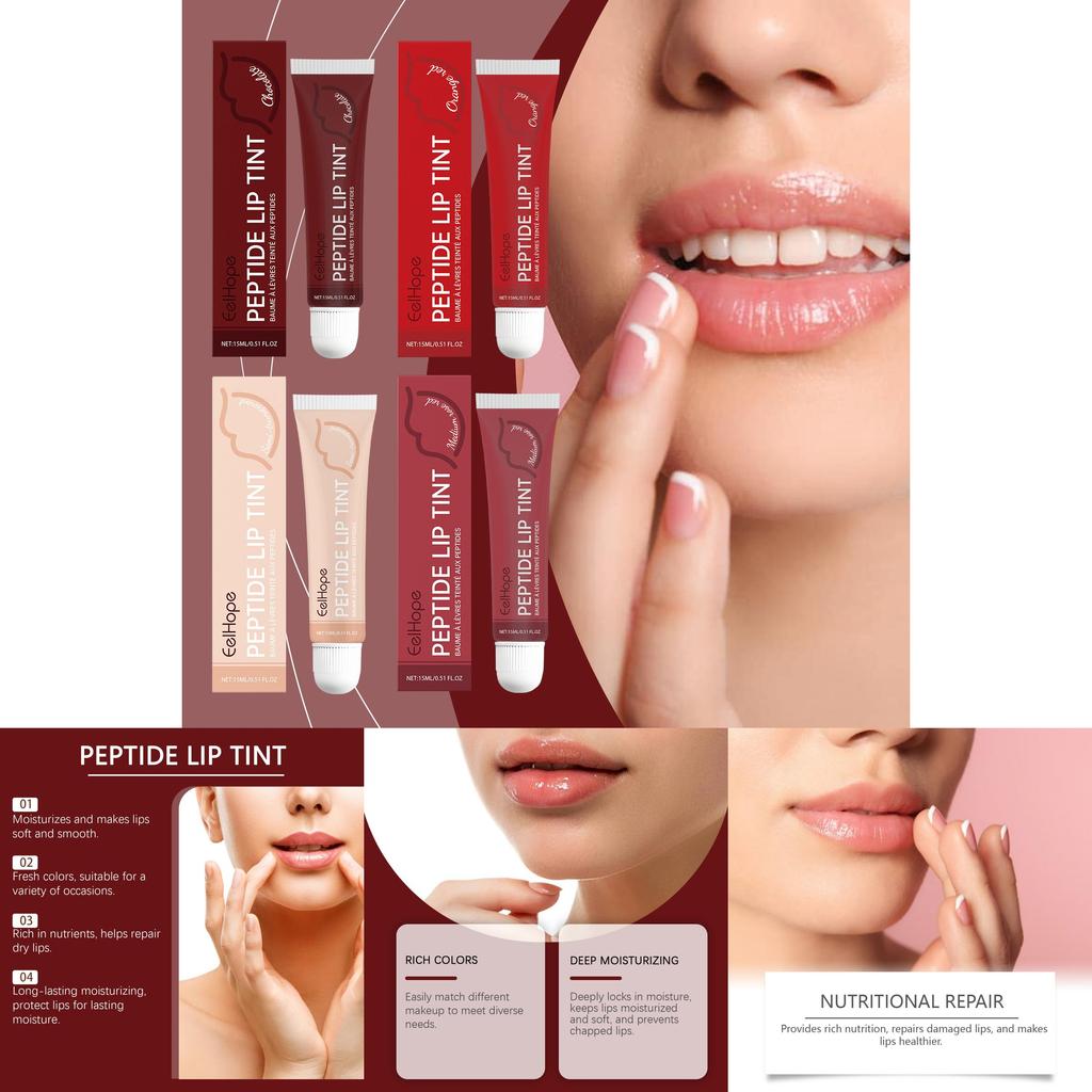 Eelhope Multi-peptide Care Lip Balm For Deeply Hydrated Moisturizing Lips With Long Lasting Color
