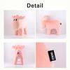 moz Pink Plush Toy [Cute Elk, Soft and Fluffy, Pastel Colors, Cuddly, Soothing, Marshmallow-Shaped, Nordic Style]