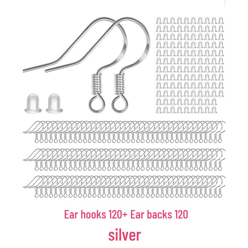 Gold-Plated S925 Silver Copper Ear Hooks for DIY Handmade Earrings
