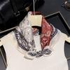 High-end Silk Scarf 100% Mulberry Silk Small Square Scarf Spring Decorative Small Neckerchief Fashionable and Versatile Necktie