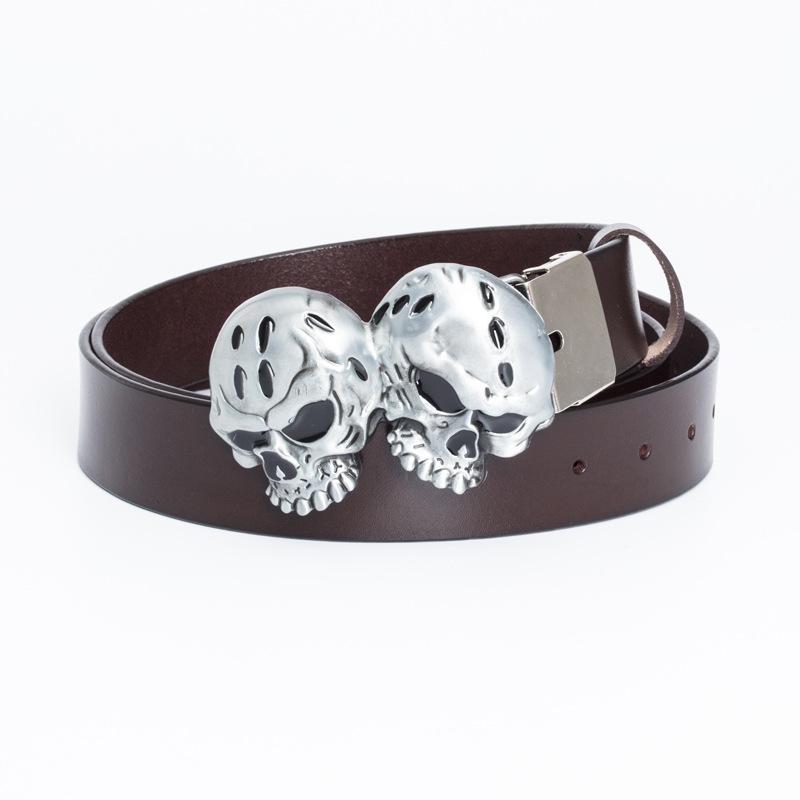 

Ремень Trendy Personality Ghost Head Punk Bondage Belt Men s Belt 130cm