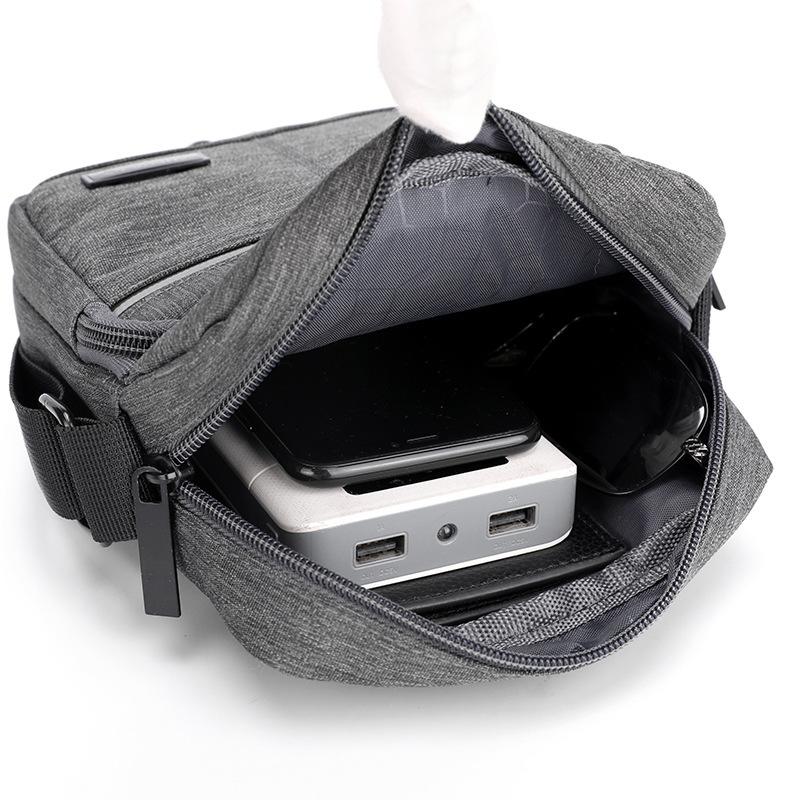 Herren Casual Umhängetasche Mehrere Taschen Schultertasche Große Kapazität Reise Messenger Bag Leichte Outdoor Brusttasche